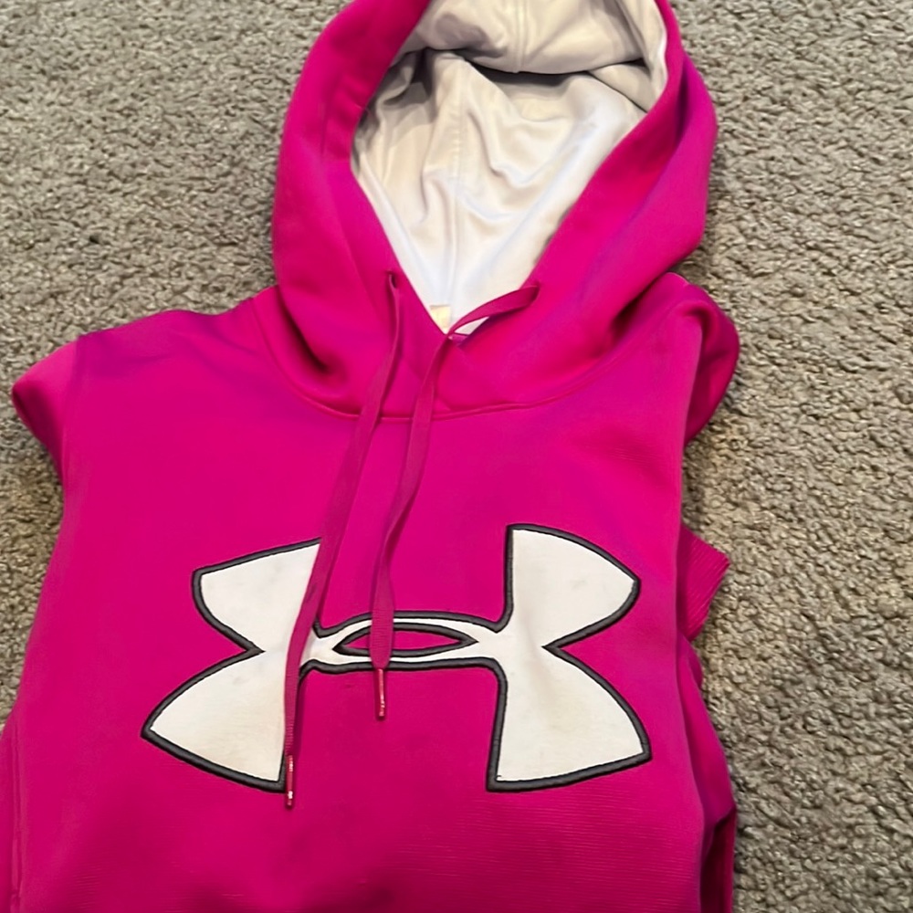 Under Armour purple stylish hoodie, size small